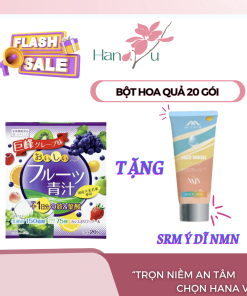 Yuwa bột mầm lúa mạch non với sắt và acid folic ( tím  20 gói )