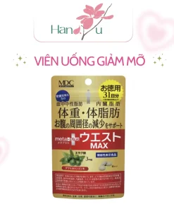 META PLUS WAIST MAX - Viên uống Giảm mỡ bụng, thu nhỏ vòng eo.