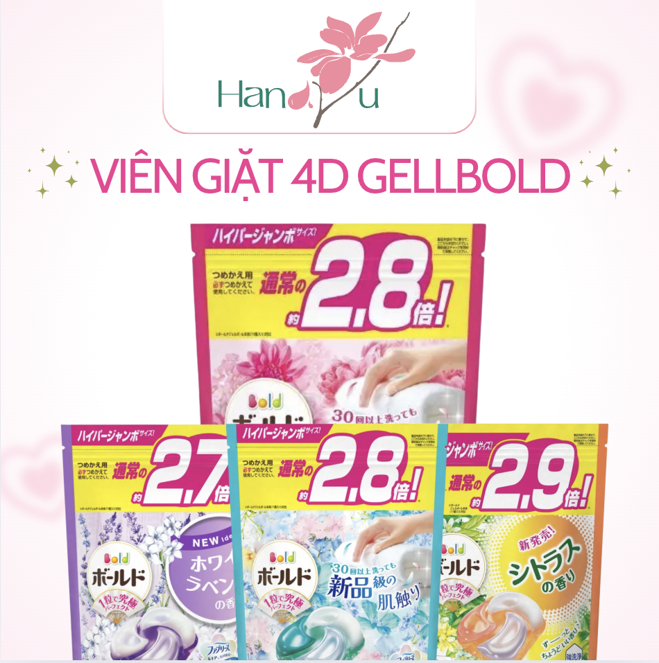 Viên giặt 4D Gellball 31 viên (Sao chép)
