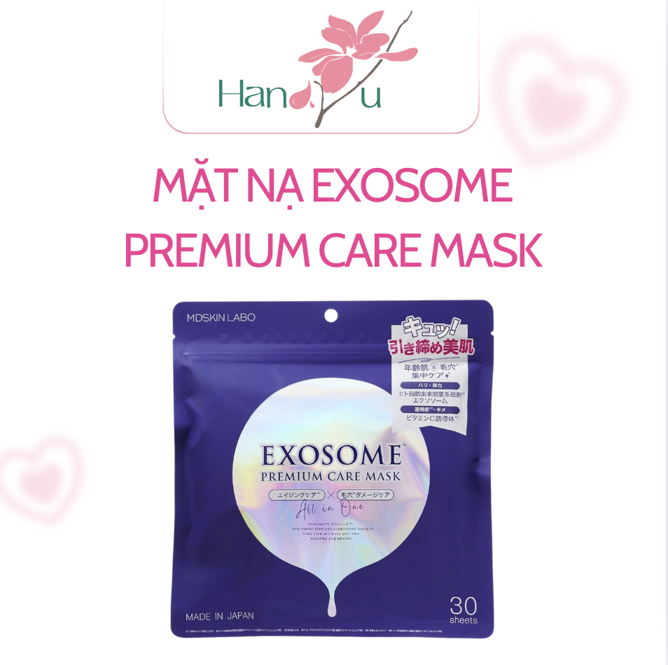 Mặt nạ MD SKIN LABO EXOSOME Premium Care Mask (30 miếng)