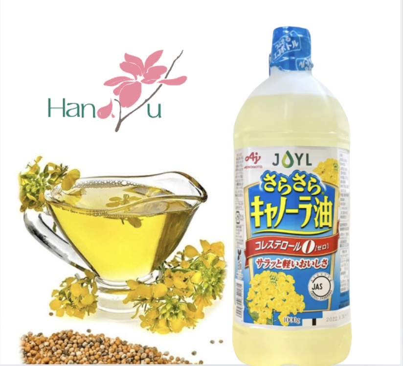 Dầu Ăn Hoa Cải Ajinomoto Nhật Bản – Lựa chọn an toàn cho bữa ăn gia đình 🌼